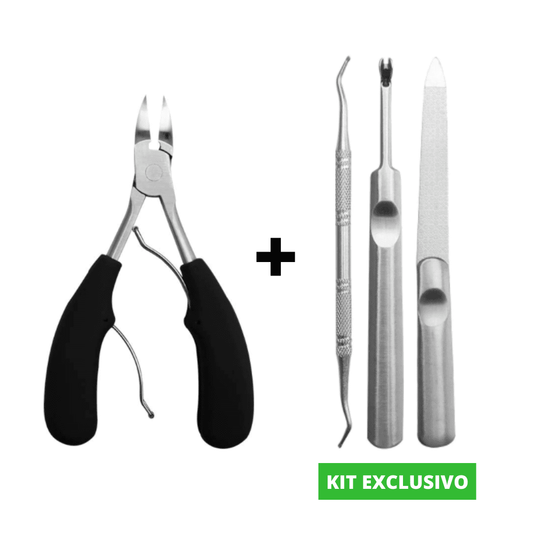 Alicate Para Desencravar Unhas | Clean Max + Kit Exclusivo đ