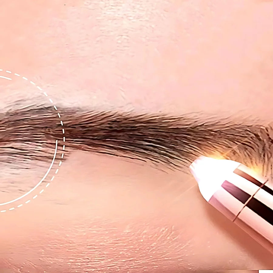 Caneta Pinça Para Sobrancelha LED